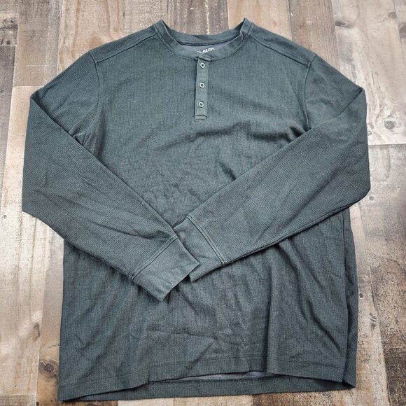 Mens 01.Algo Performance Henley size XL UV Quick Dry Long Sleeve Thermal Shirt - Picture 2 of 8